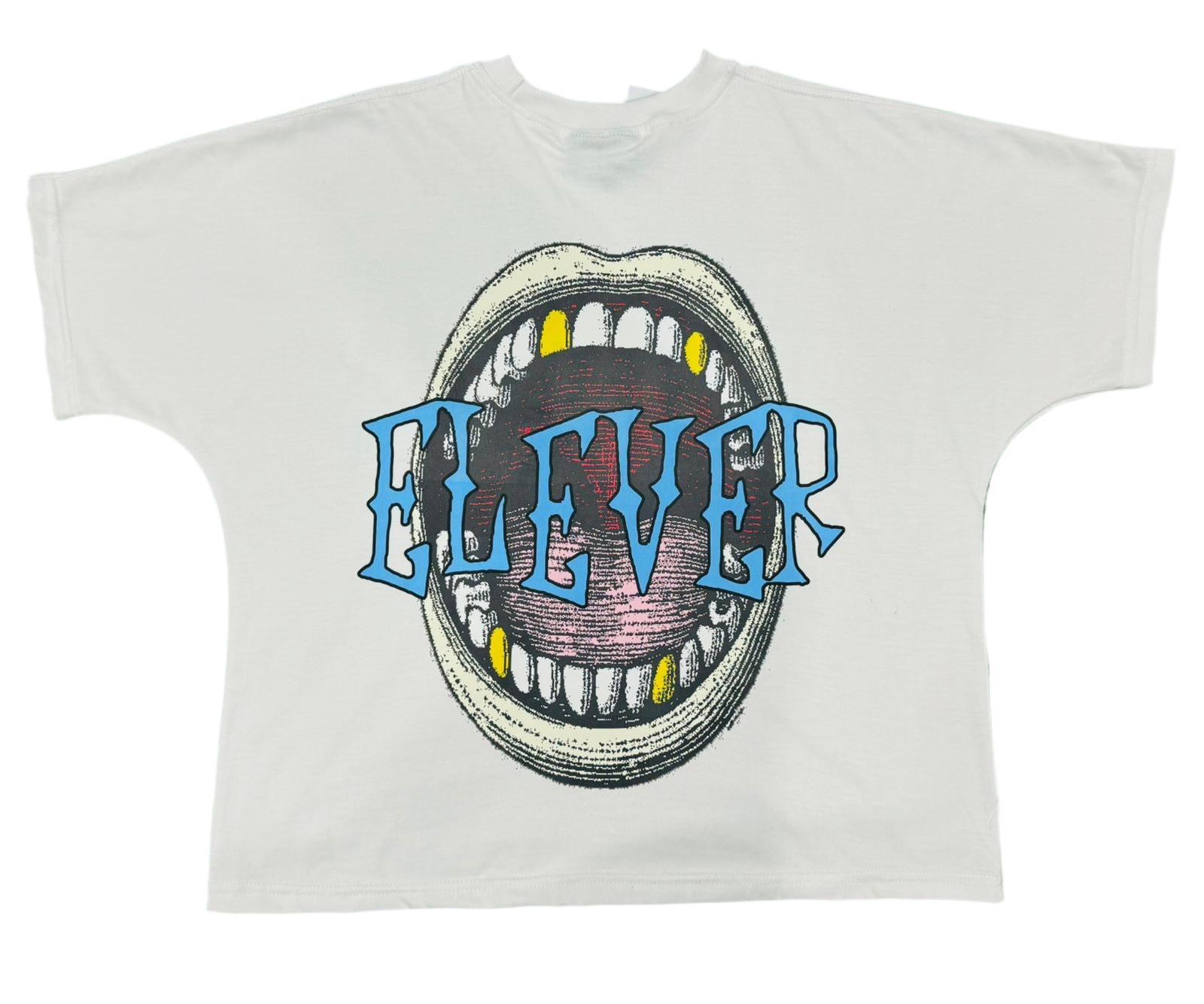 ELEVER’S White Box Oversized crop Tshirt