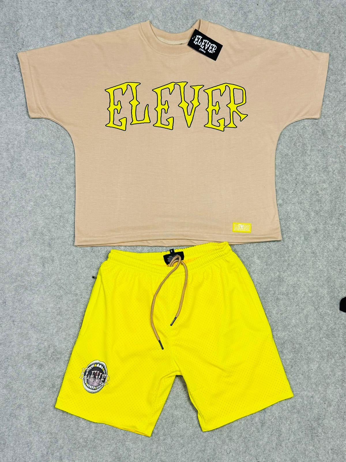 ELEVER’S YELLOW MESH Shorts