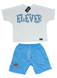 ELEVER’S SKY BLUE Mesh Shorts