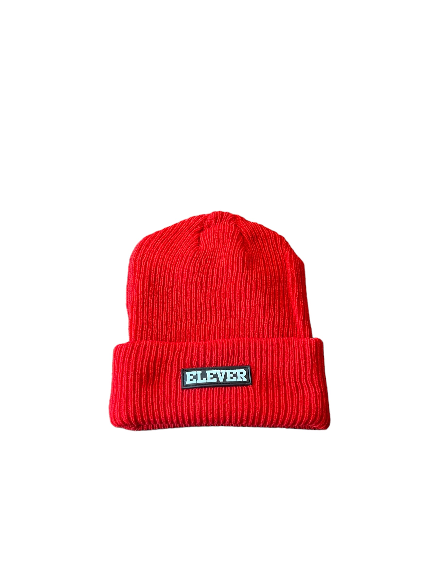 Elever Red Beanie