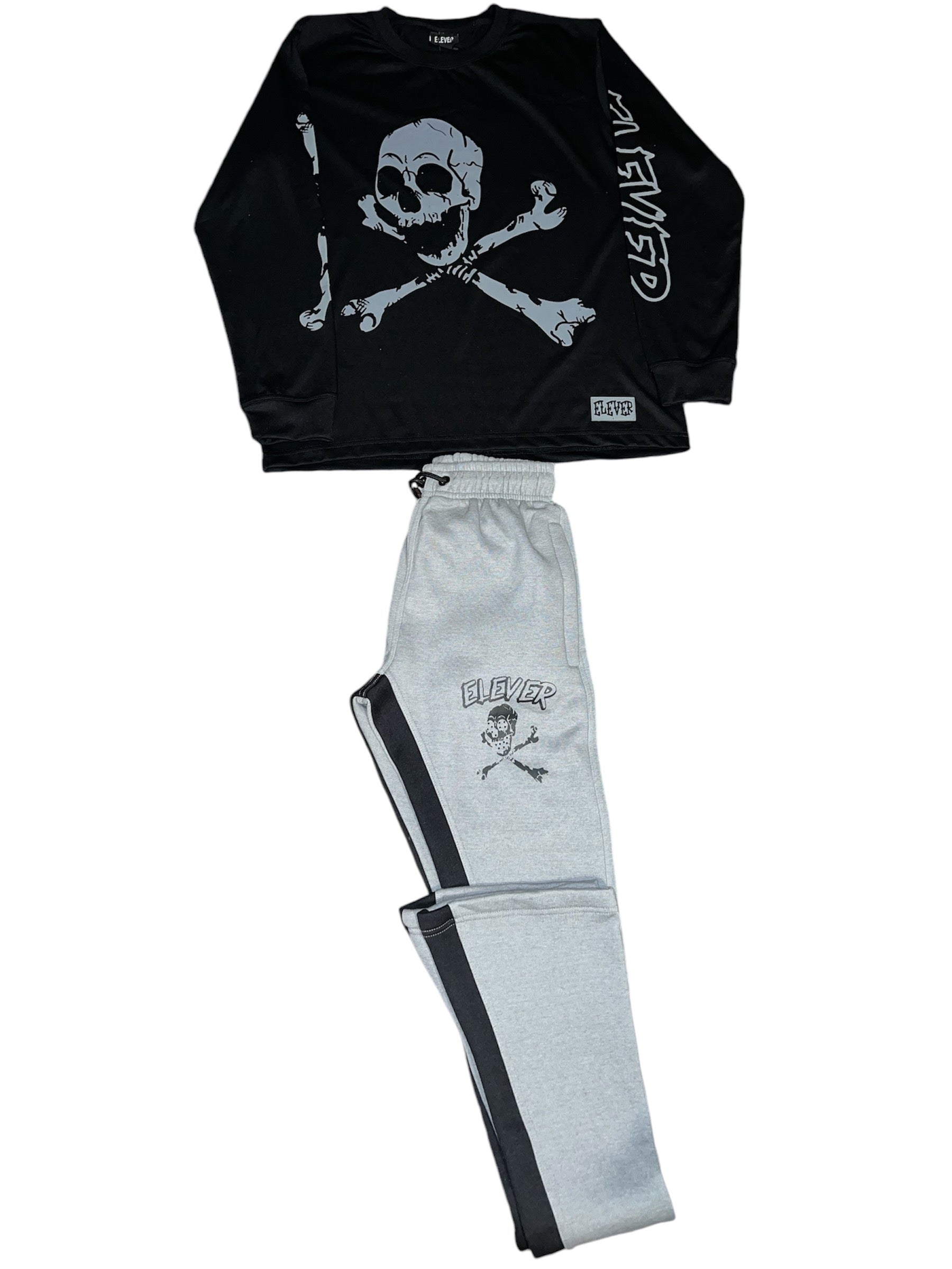 Elever’s Skull and Bones Long Sleeve Shirt