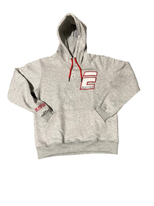 Gray Men Hoodie With Kite Logo