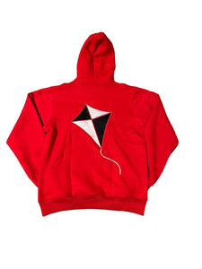 Men Red Hoodie With Kite Logo